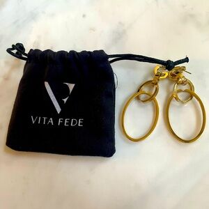 Vita Fede Cassio Gold Interchangeable Earrings
